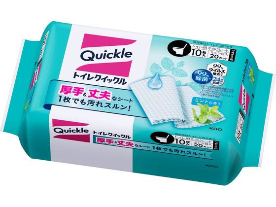 KAO トイレクイックル つめかえ用 10枚入 1パック（ご注文単位1パック)【直送品】