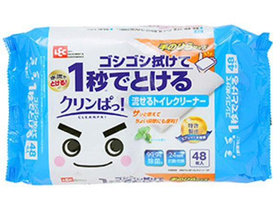 レック 激落ちくんGNクリンぱっ!トイレクリーナー 手のひら24枚×2P 1セット（ご注文単位1セット)【直送品】