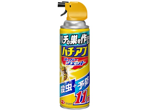 アース製薬 ハチの巣を作らせない ハチアブスーパージェット 455ml 1本（ご注文単位1本)【直送品】