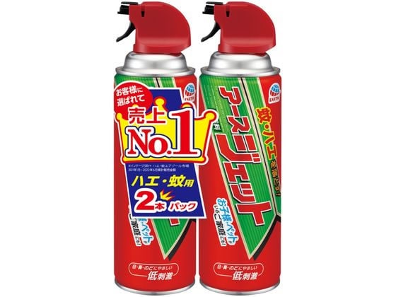 アース製薬 アースジェット450ml 2本パック 1パック（ご注文単位1パック)【直送品】