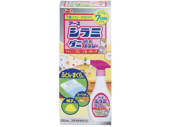 アース製薬 アース シラミ・ダニ退治スプレー250ml 1個（ご注文単位1個)【直送品】