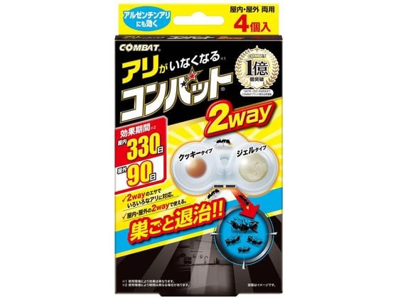 金鳥 アリがいなくなるコンバット 2WAY 4個 1箱（ご注文単位1箱)【直送品】