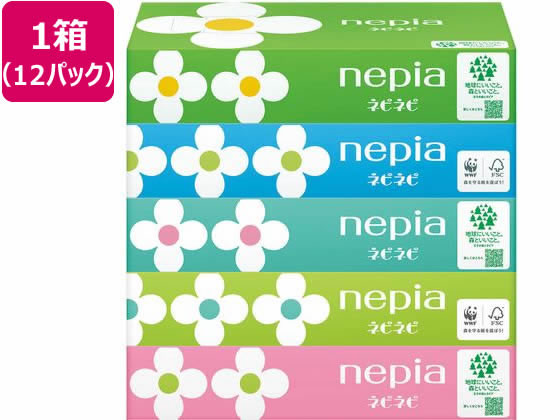 王子ネピア ネピア ネピネピティシュ 150組5個*12パック 541031 1箱（ご注文単位1箱)【直送品】