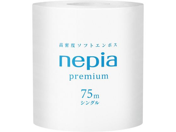 ネピア ネピア1ロール シングル75m 80ロール 1箱（ご注文単位1箱)【直送品】