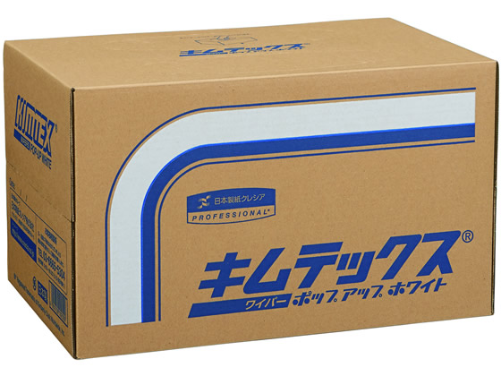 クレシア キムテックス ポップアップ ホワイト 150枚 60701 1箱（ご注文単位1箱)【直送品】