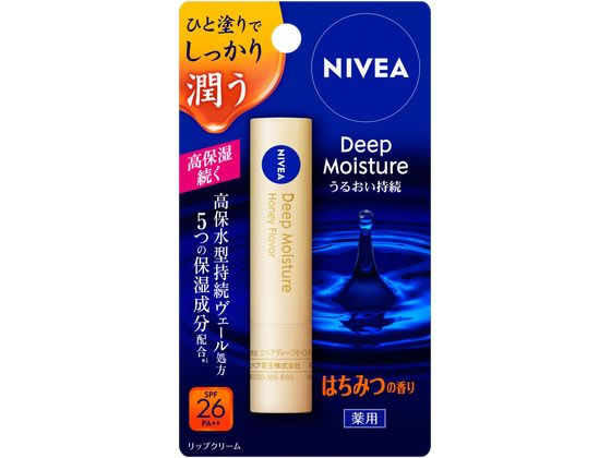 KAO ニベア ディープモイスチャーリップ はちみつの香り 2.2g 1本（ご注文単位1本)【直送品】