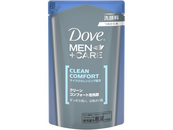 ユニリーバ ダヴ メンプラスケア クリーンコンフォート 泡洗顔 詰替 110ml 1個（ご注文単位1個)【直送品】