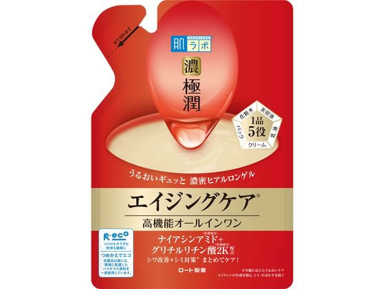 ロート製薬 肌ラボ 極潤 ハリパーフェクトゲル つめかえ用80g 1個（ご注文単位1個)【直送品】