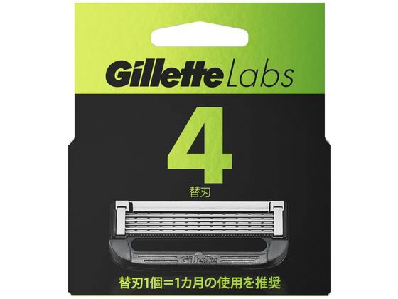 P&Gジャパン ジレット ラボ 角質除去バー搭載 替刃 4個 1個（ご注文単位1個)【直送品】