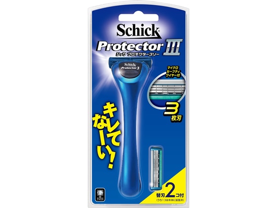 シックジャパン プロテクタースリー ホルダー 替刃2個付 1本（ご注文単位1本)【直送品】