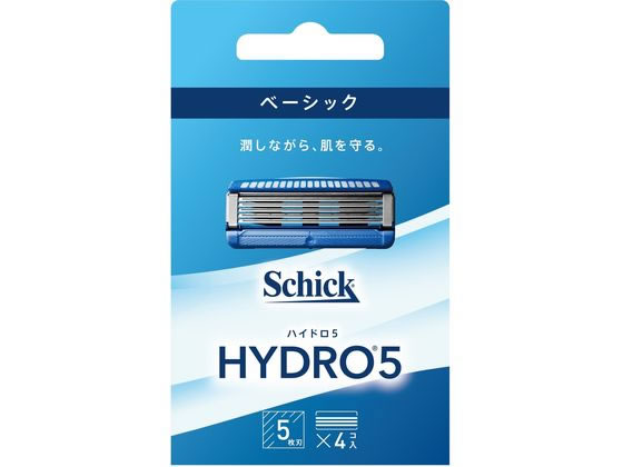 シック ハイドロ5 ベーシック 替刃 4個 1パック（ご注文単位1パック)【直送品】