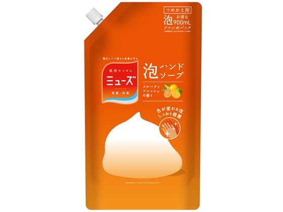 レキットベンキーザー ミューズ 泡ハンドソープ フルーティフレッシュ 詰替900ml 1個（ご注文単位1個)【直送品】