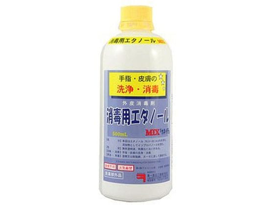 兼一薬品工業 消毒用エタノールMIX 「カネイチ」 500mL 1個（ご注文単位1個)【直送品】