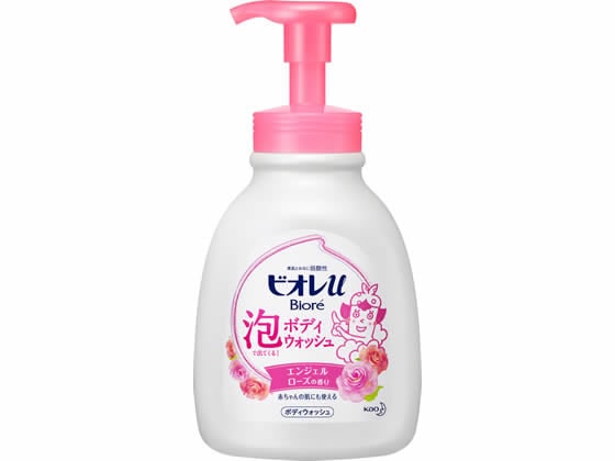 KAO ビオレu泡で出てくるボディウォッシュ ローズ ポンプ 600ml 1本（ご注文単位1本)【直送品】