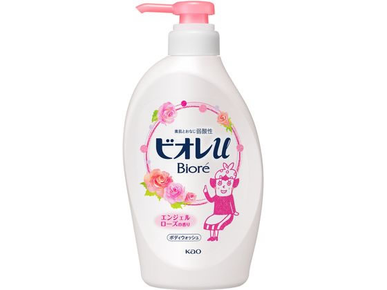 KAO ビオレu エンジェルローズの香り ポンプ 480ml 1本（ご注文単位1本)【直送品】