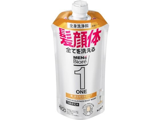 KAO メンズビオレ ONE オールインワン全身洗浄料 詰替 340ml 1個（ご注文単位1個)【直送品】