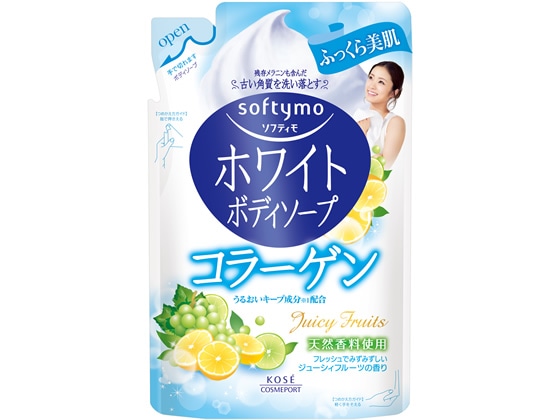 コーセー ソフティモホワイトボディソープCO(コラーゲン)詰替え用 420ml 1個（ご注文単位1個)【直送品】