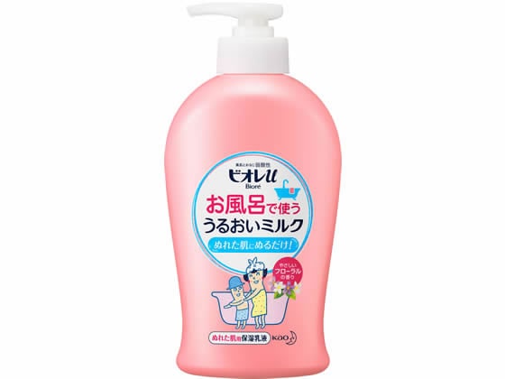 KAO ビオレu お風呂で使ううるおいミルク フローラルの香り300ml 1本（ご注文単位1本)【直送品】