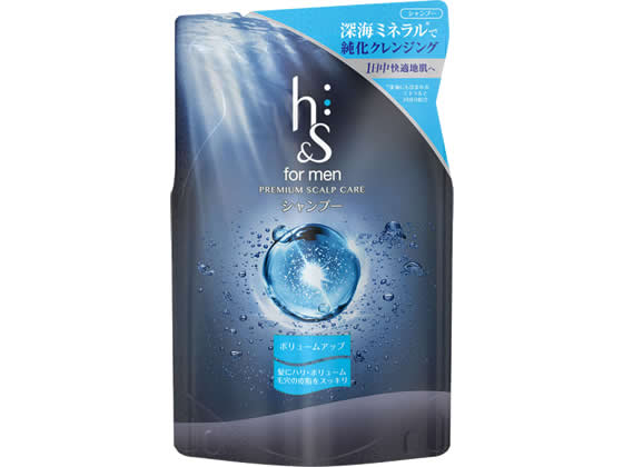 P&G h&s formen ボリュームアップシャンプー つめかえ 300ml 1個（ご注文単位1個)【直送品】