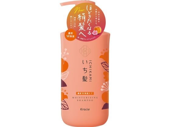 クラシエ いち髪 濃密W保湿ケア シャンプー ポンプ 480mL 1個（ご注文単位1個)【直送品】