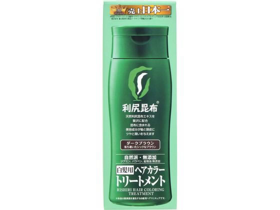 ピュール 利尻ヘアカラートリートメントダークブラウン 1個（ご注文単位1個)【直送品】