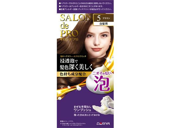 ダリヤ サロンドプロ 泡のヘアカラーEX(白髪用) 5 1個（ご注文単位1個)【直送品】