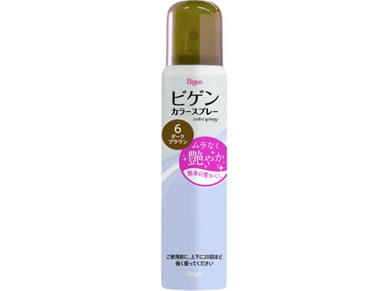 ホーユー ビゲン カラースプレー 6 自然な褐色 82g(125ml) 1本（ご注文単位1本)【直送品】