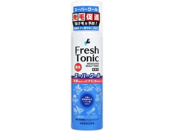 柳屋本店 薬用育毛フレッシュトニック 無香料スーパークール190g 1本（ご注文単位1本)【直送品】