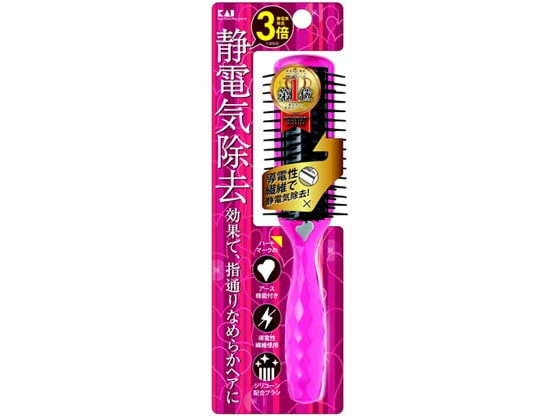 貝印 KQ1170 静電防止 スタイリングブラシ L 1個（ご注文単位1個)【直送品】