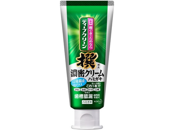 KAO ディープクリーン撰 濃密クリームハミガキ 口臭防止プラス 95g 1本（ご注文単位1本)【直送品】