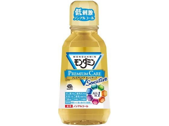 アース製薬 モンダミン プレミアムケア センシティブ 380ml 1本（ご注文単位1本)【直送品】