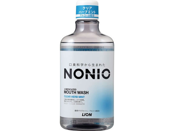 ライオン NONIO マウスウォッシュ 600ml クリアハーブミント 1本（ご注文単位1本)【直送品】