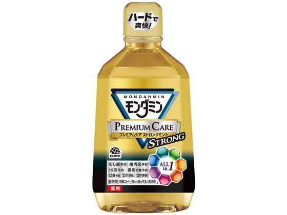 アース製薬 モンダミン プレミアム ストロングミント 1080ml 1個（ご注文単位1個)【直送品】