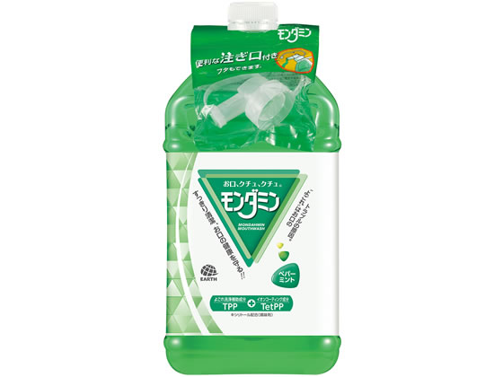 アース製薬 モンダミン ペパーミント 3000ml 1本（ご注文単位1本)【直送品】