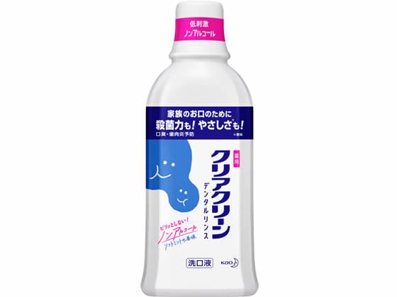 KAO クリアクリーン デンタルリンス ソフトミント 600ml 1個（ご注文単位1個)【直送品】