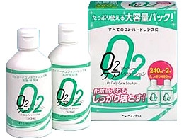 オフテクス O2デイリーケアソリューション 240ml×2本 1パック（ご注文単位1パック)【直送品】