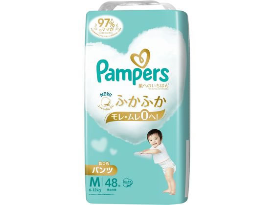 P&G パンパース 肌いちパンツスーパージャンボ タッチP M 48枚 1パック（ご注文単位1パック)【直送品】