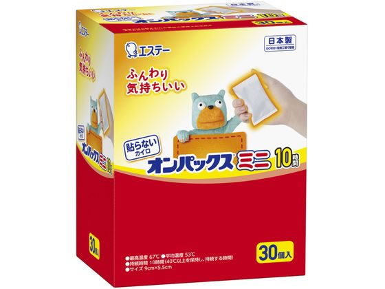 エステー 貼らないオンパックスミニ 30個 1箱（ご注文単位1箱)【直送品】