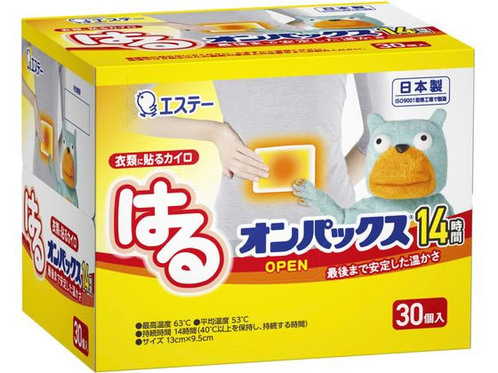 エステー はるオンパックス 30個 1箱（ご注文単位1箱)【直送品】