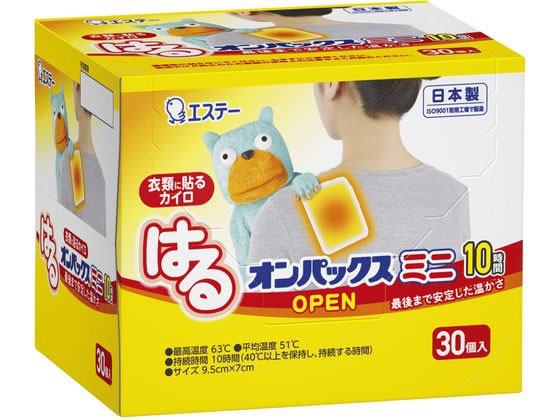 エステー はるオンパックスミニ 30個 1箱（ご注文単位1箱)【直送品】