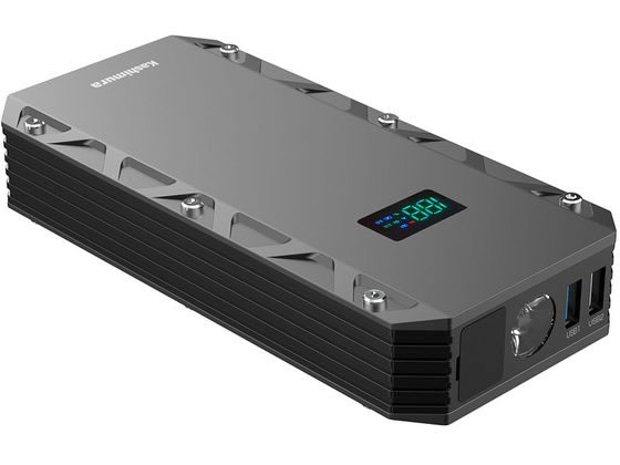 カシムラ ジャンプスターター 12000mAh ディスプレイ付き KD239 1個（ご注文単位1個)【直送品】