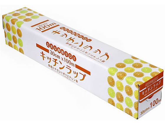 大和物産 キッチンラップ30cm×100m 81040 1個（ご注文単位1個)【直送品】