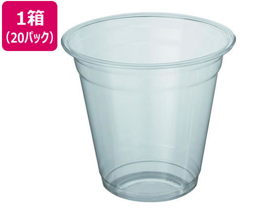 アートナップ 96口径リサイクルPETカップ 370ml 50P 20パック TS-69 1箱（ご注文単位1箱)【直送品】