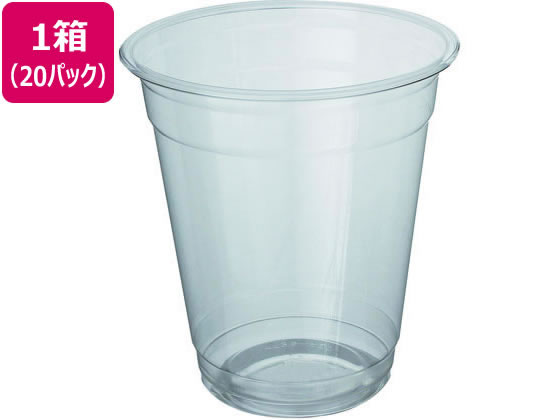 アートナップ 96口径リサイクルPETカップ 420ml 50P 20パック TS-70 1箱（ご注文単位1箱)【直送品】