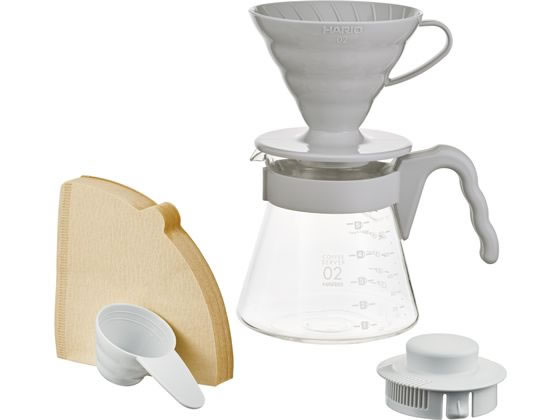 HARIO V60コーヒーサーバー02セット VCSD-02-PGR 1個（ご注文単位1個)【直送品】