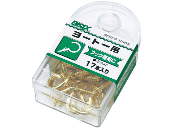 ミツヤ 洋灯吊 全長30mm 17本 BX1-16 1個（ご注文単位1個)【直送品】