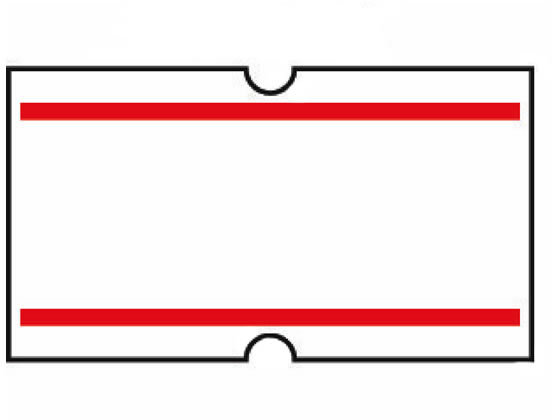 ニチバン Sho-Hanラベラーこづち用ラベル赤二本線 10巻 SH-12N 1パック（ご注文単位1パック)【直送品】