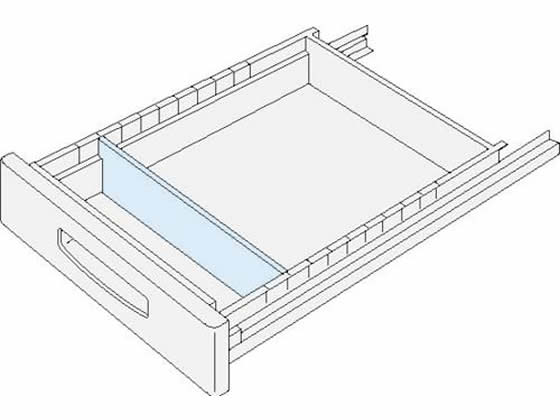 コクヨ BS+ 事務用デスク上段用仕切板1枚 A-SDS-M4CVF5 1枚（ご注文単位1枚)【直送品】