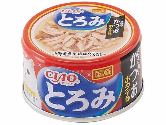 いなば CIAO とろみ ささみ・かつお ホタテ味 80g A-44 1缶（ご注文単位1缶)【直送品】