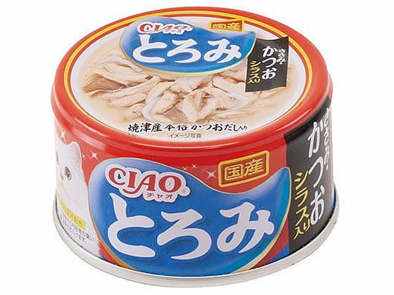 いなば CIAO とろみ ささみ・かつお シラス入り 80g A-45 1缶（ご注文単位1缶)【直送品】